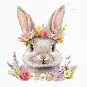 Lunch Napkin - Coniglietto Floresale